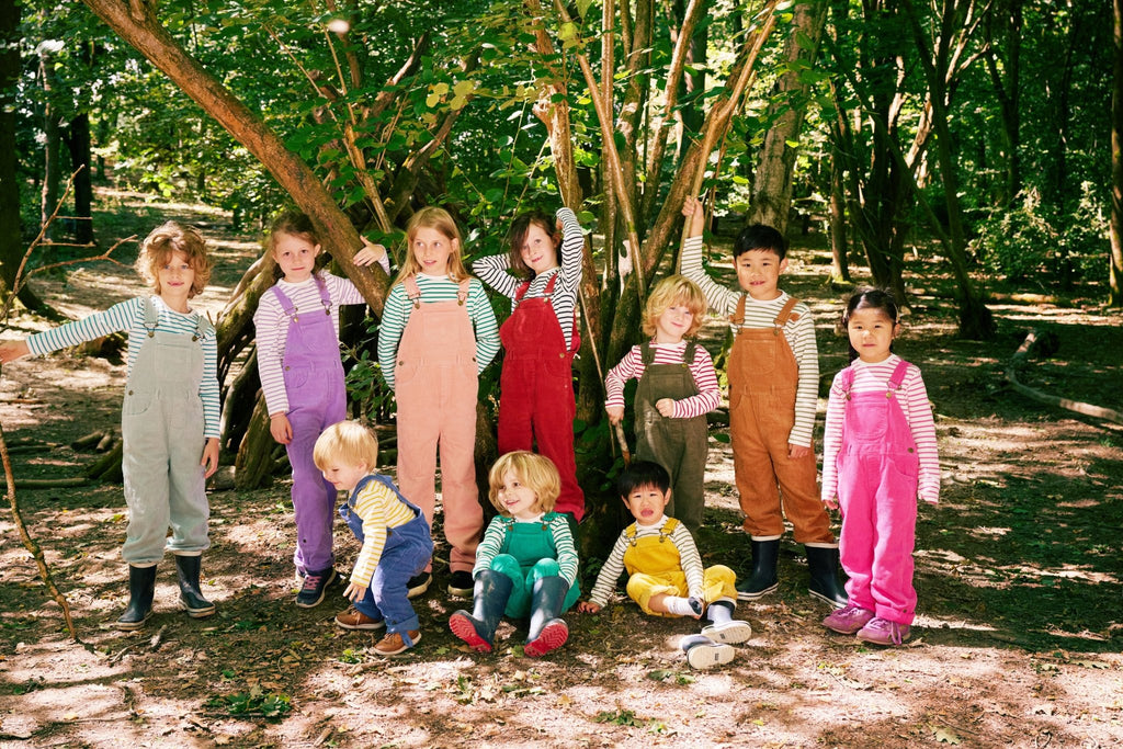 Chunky Cord Dungarees: All the Colours of the Rainbow - Dotty Dungarees Ltd