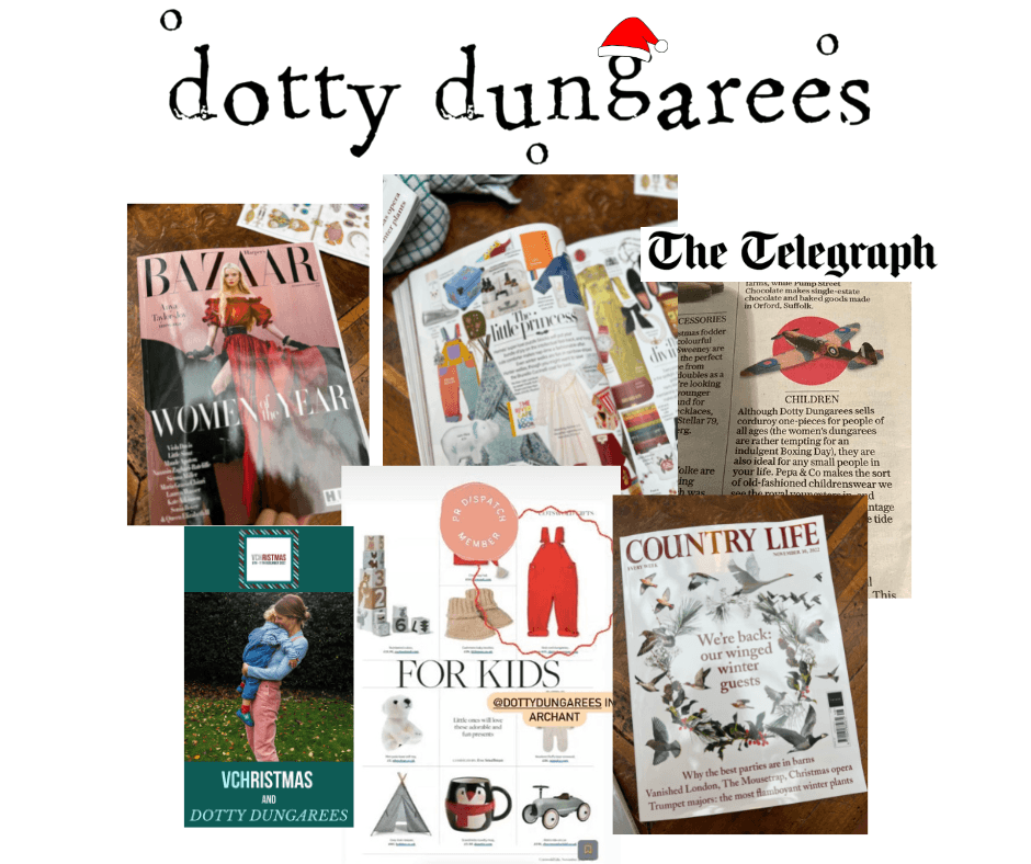 Dotty Dungarees at Christmas: The Christmas Gift Guide Edit - Dotty Dungarees Ltd
