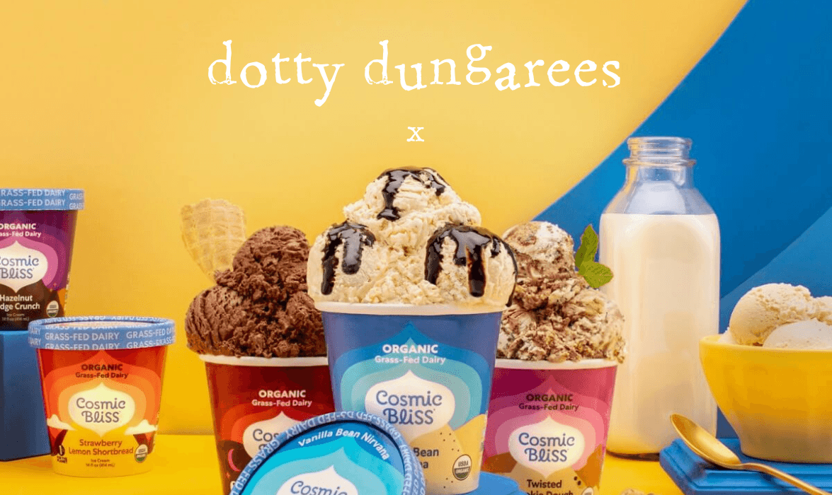 Dotty Dungarees x Cosmic Bliss Ice Cream Dotty Dungarees Ltd