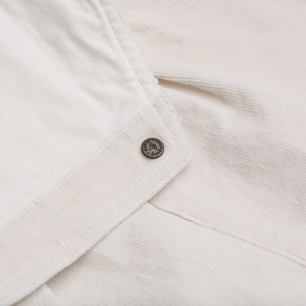 Cream Corduroy Dungaree Dress - Dotty Dungarees
