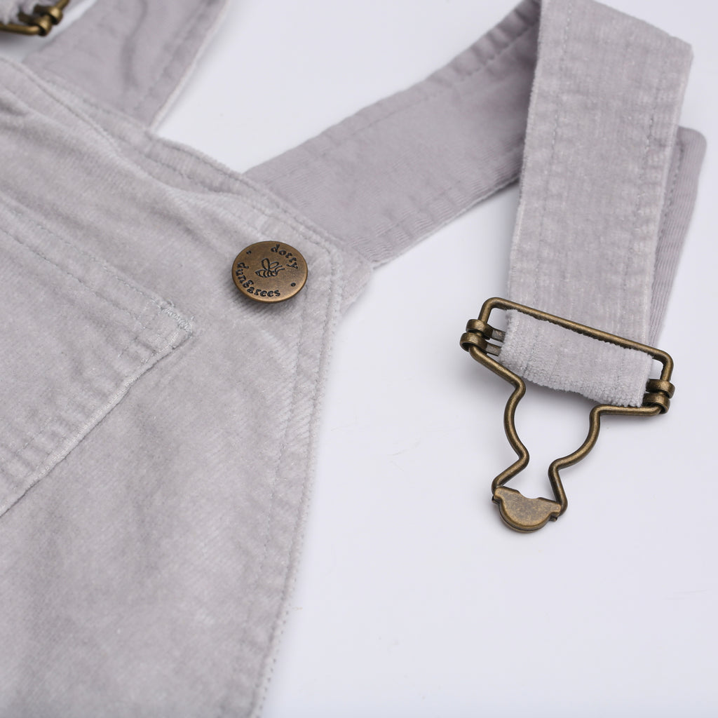 Grey Corduroy Dungarees - Dotty Dungarees Ltd