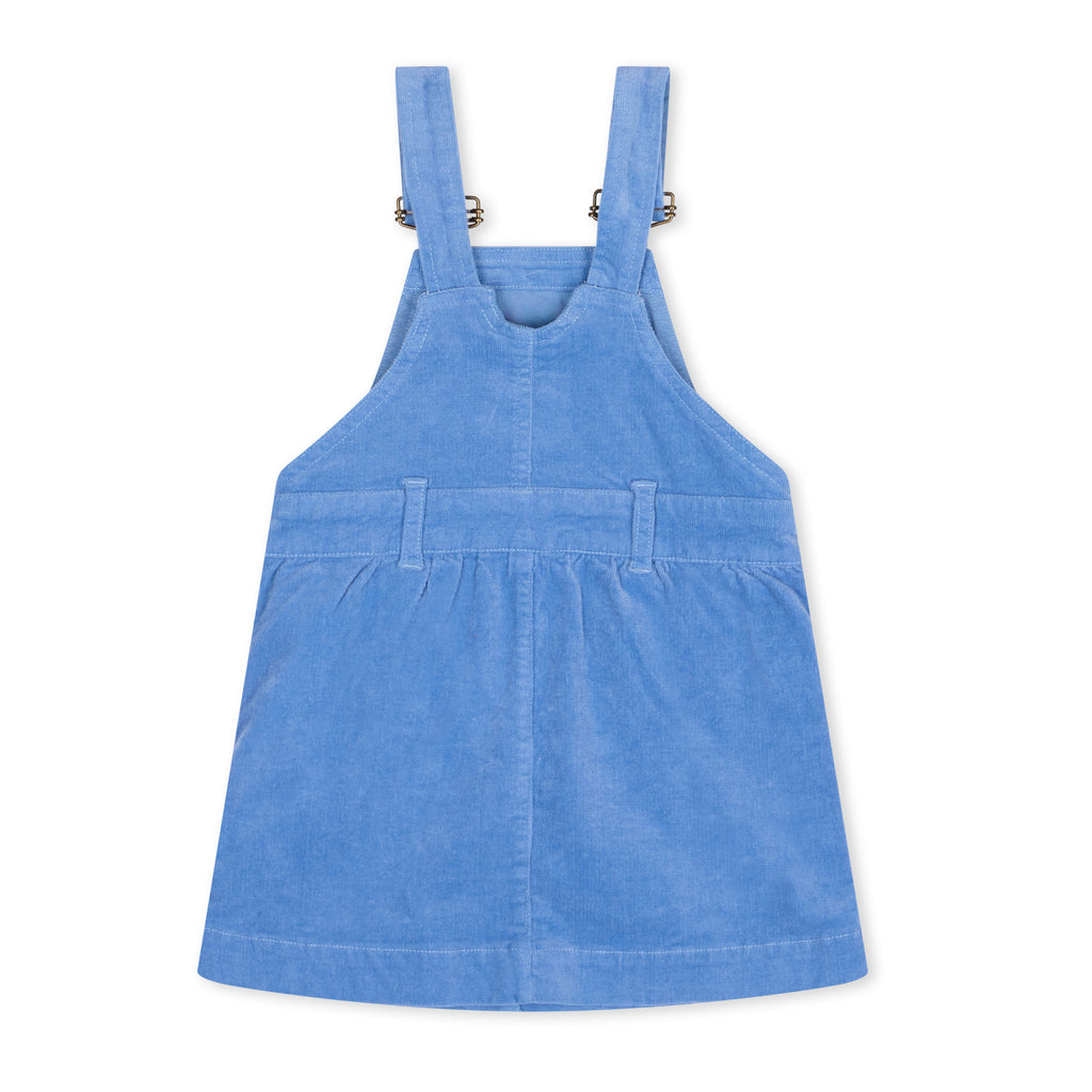 Blue Corduroy Dungaree Dress - Dotty Dungarees Ltd