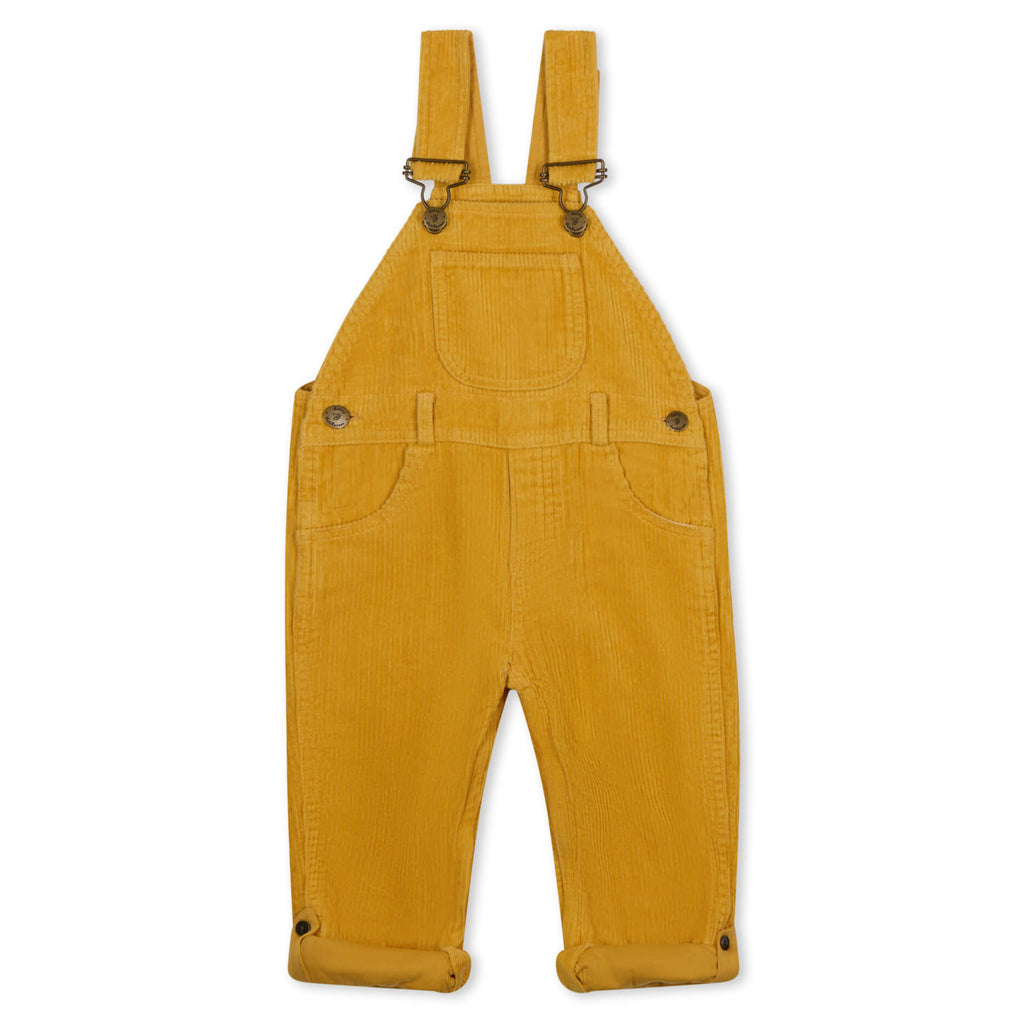 Ochre Chunky Cord Dungarees - Dotty Dungarees Ltd