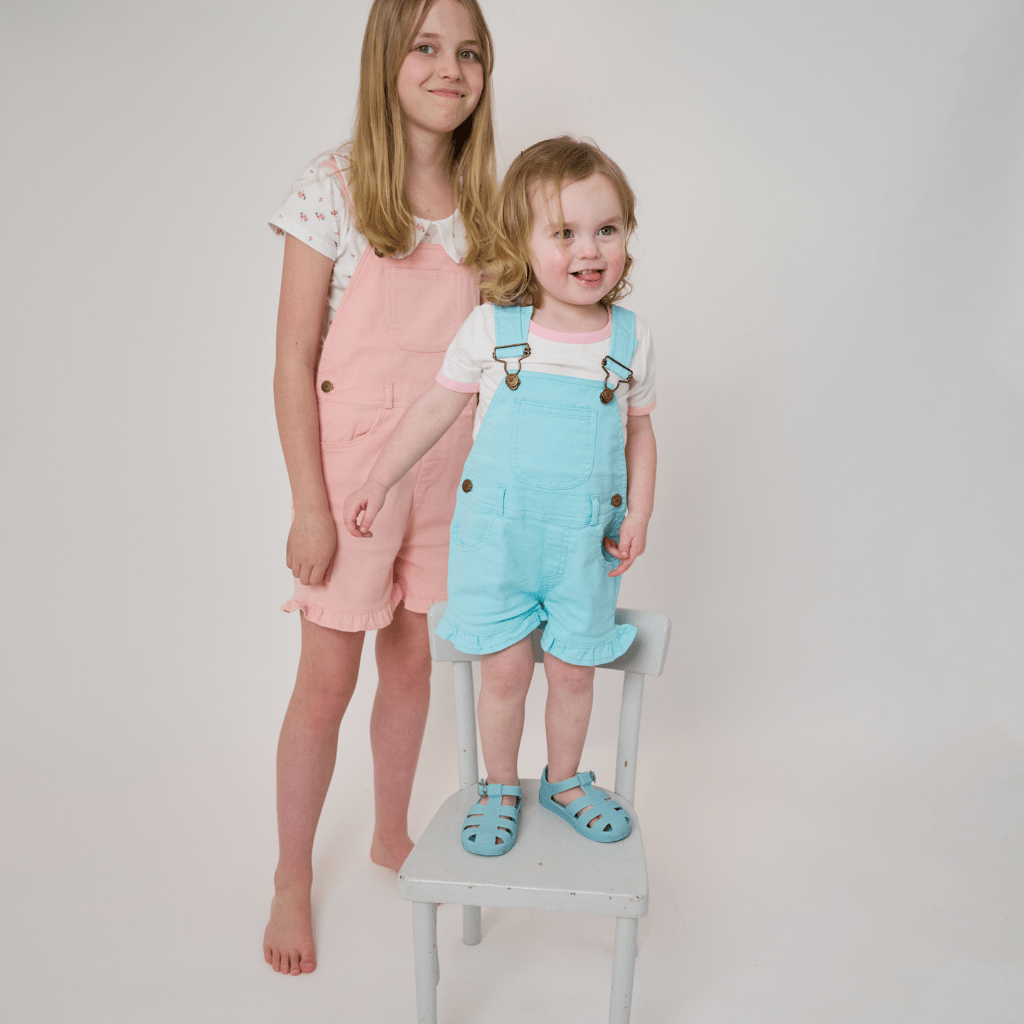 Mint Frill Shorts - Dotty Dungarees Ltd