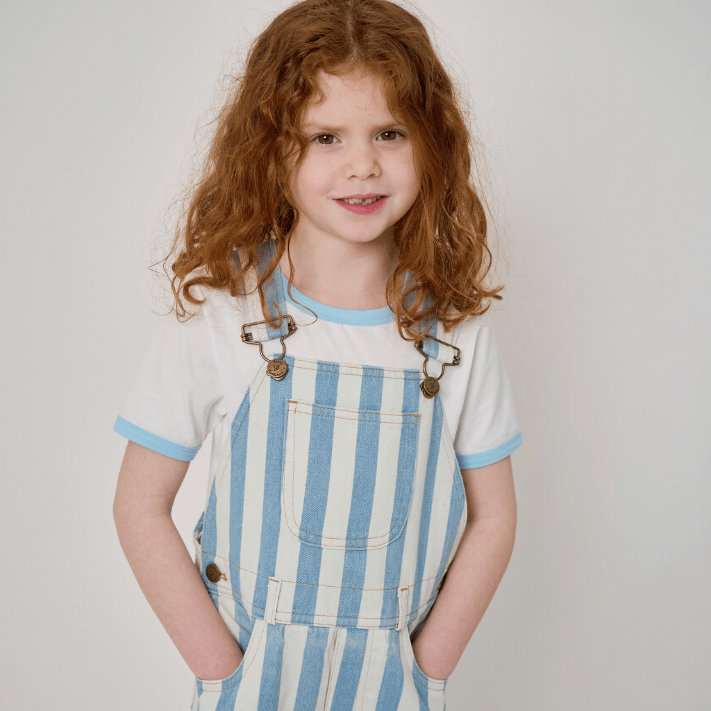 The Jack Tee - Pale Blue - Dotty Dungarees Ltd