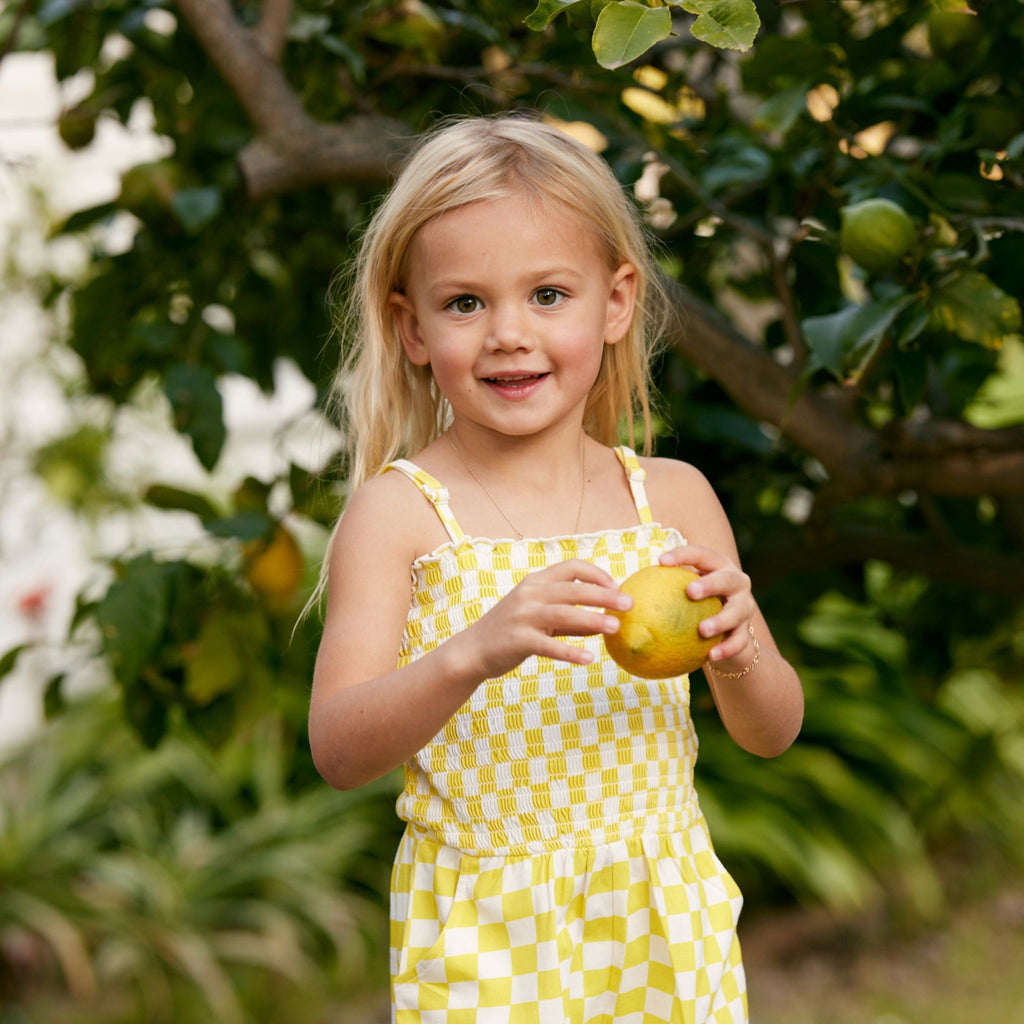 yellow jumpsuit