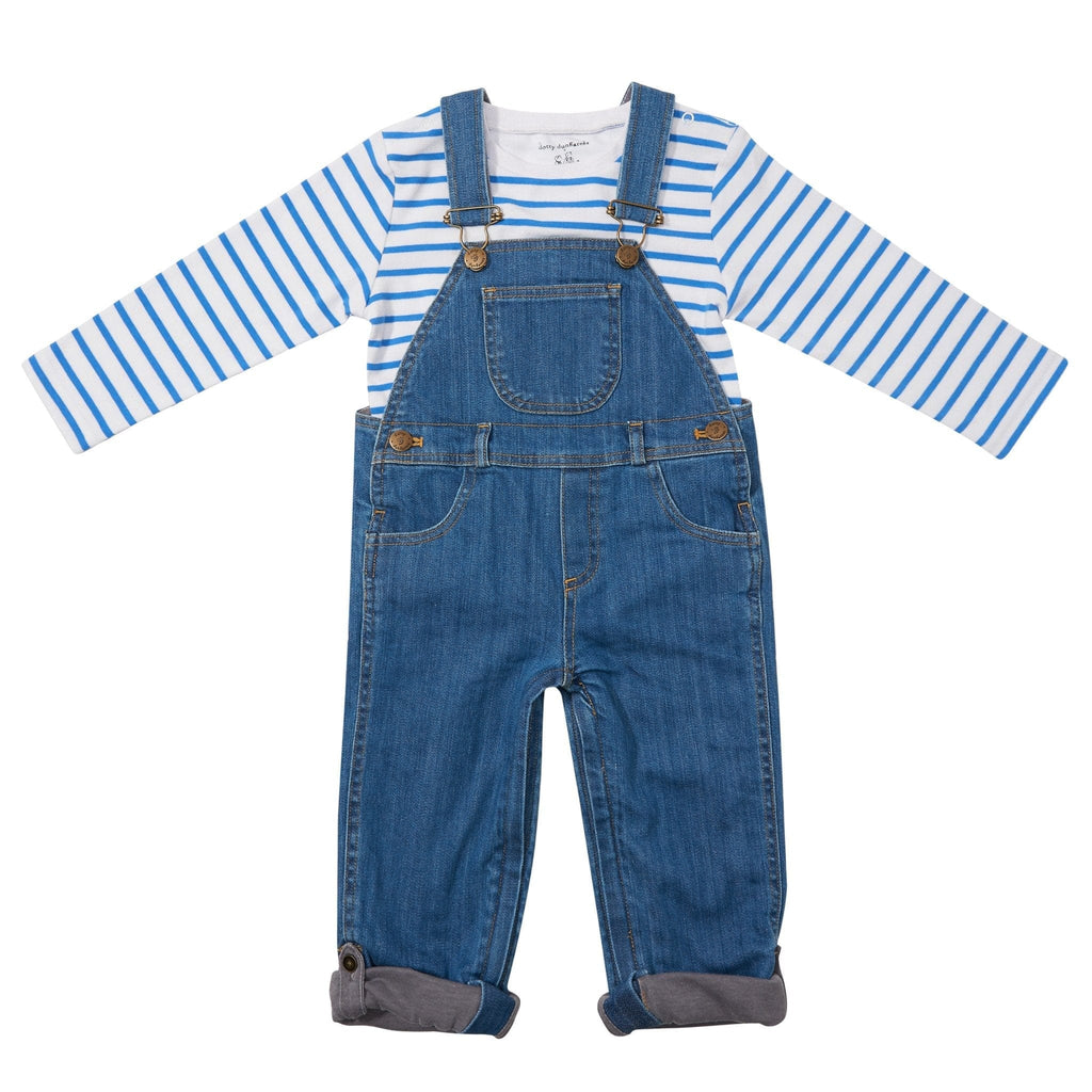 Blue Breton Stripe Top