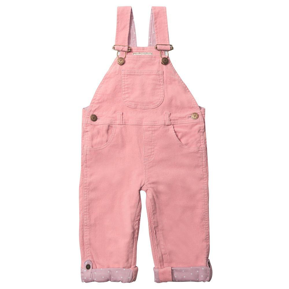 Pink Cord Dungarees