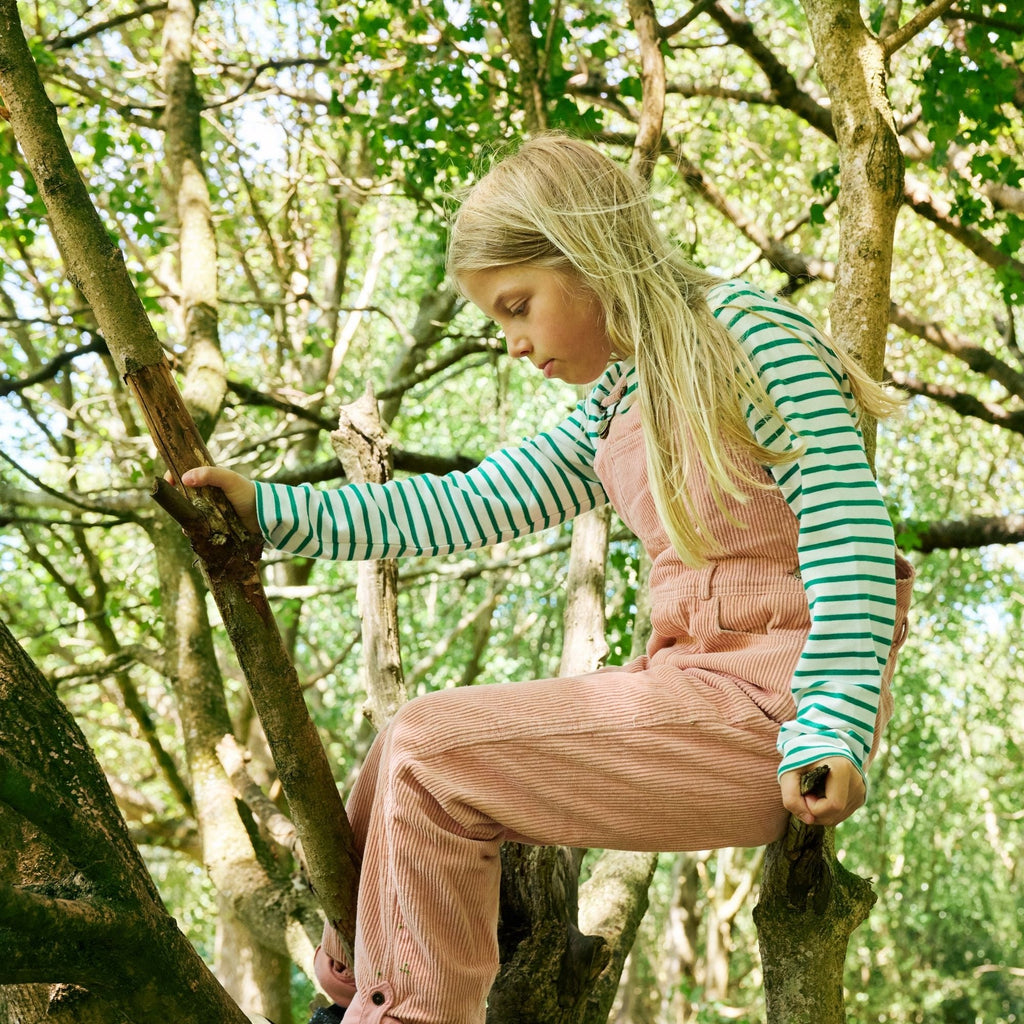Pink Chunky Cord Dungarees - Dotty Dungarees Ltd