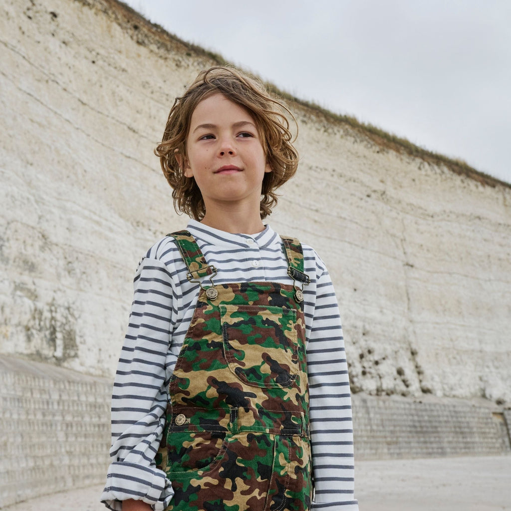 Camouflage Cord Dungarees - Dotty Dungarees Ltd