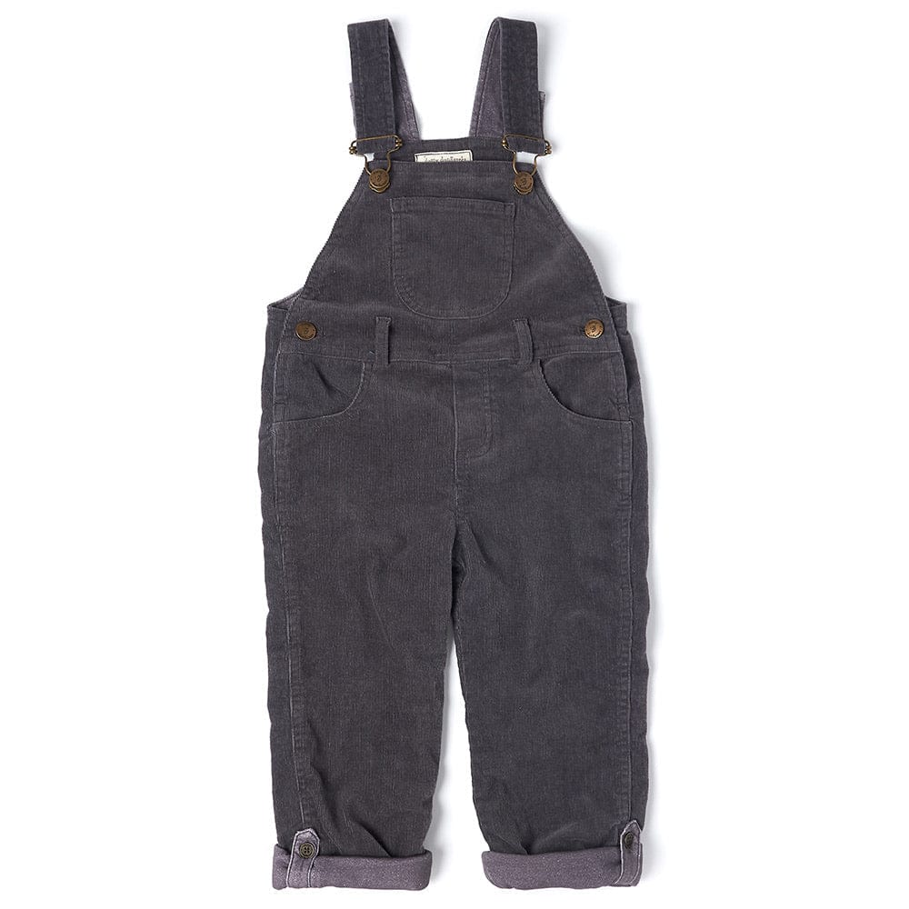 Charcoal Cord Dungarees - Dotty Dungarees Ltd