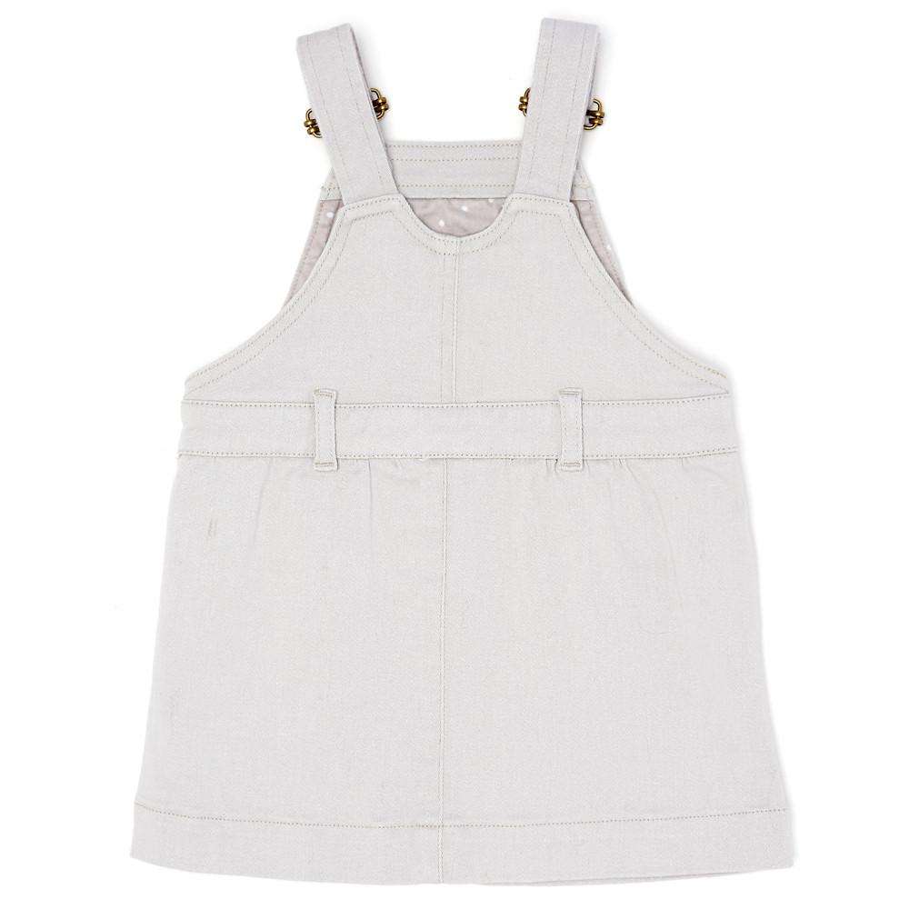 Cloud Grey Denim Dress - Dotty Dungarees Ltd