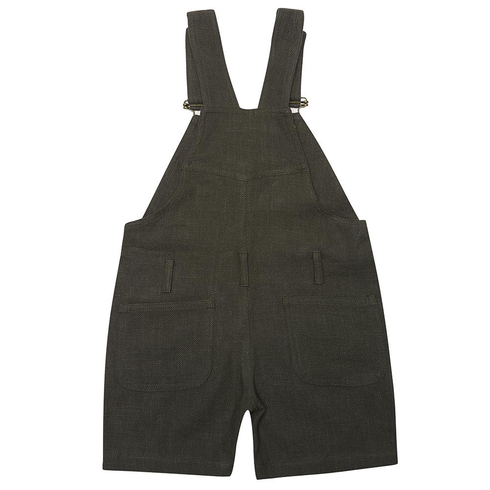 Khaki Linen Shorts - Dotty Dungarees Ltd