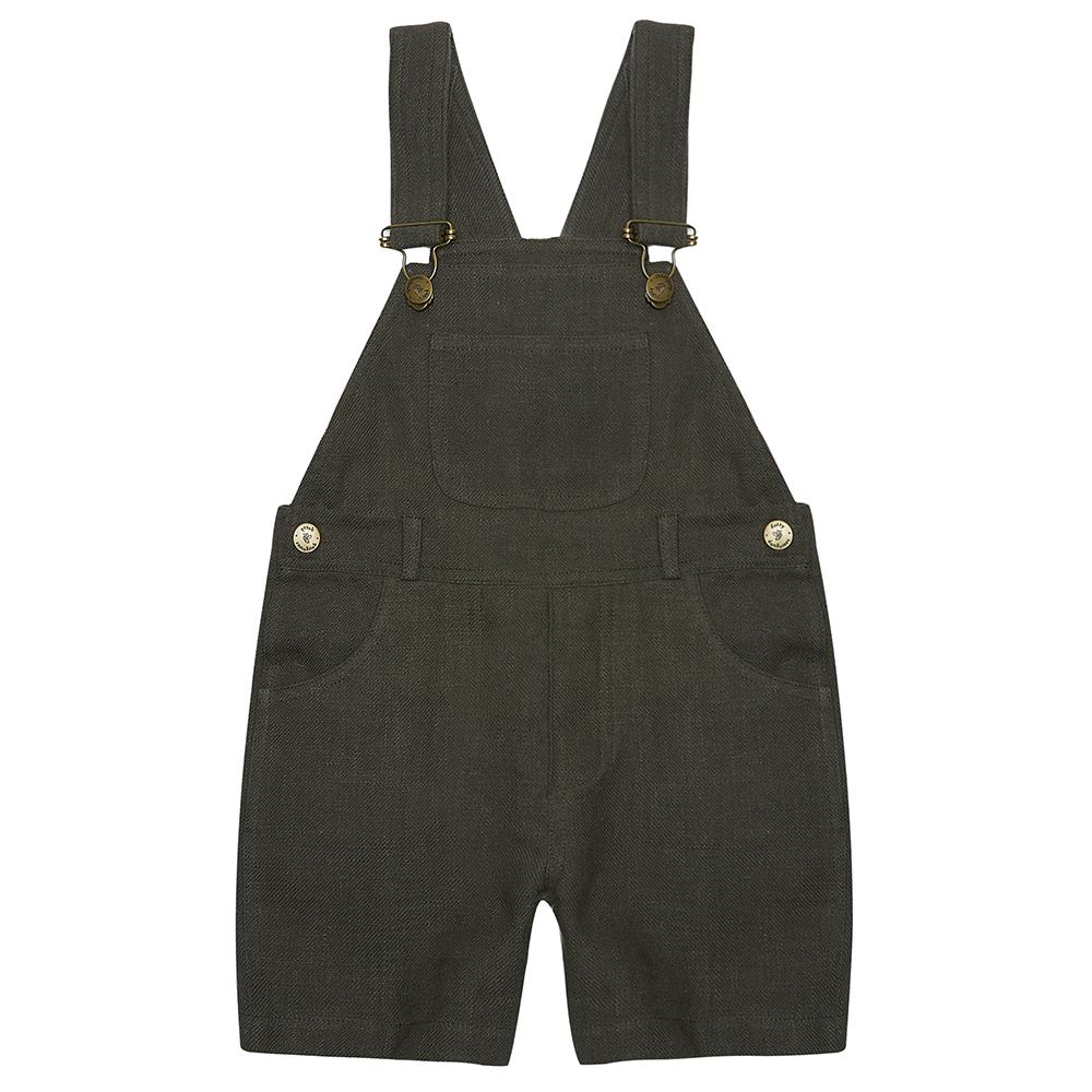 Khaki Linen Shorts - Dotty Dungarees Ltd