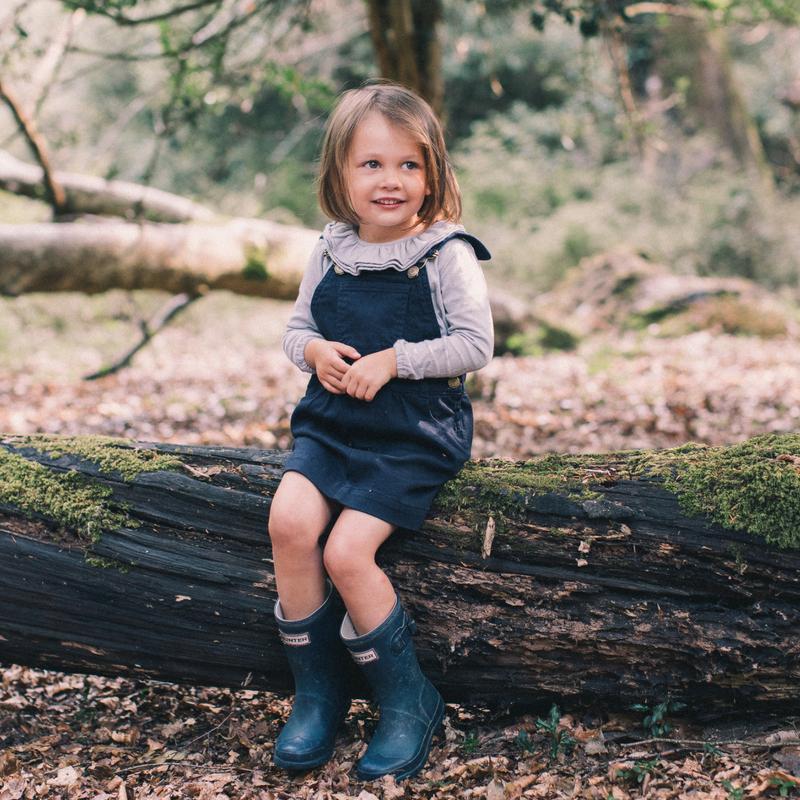Margaux Ruffle Neck - Dove - Dotty Dungarees Ltd