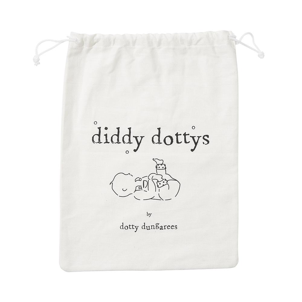 Navy Diddy Dress - Dotty Dungarees Ltd