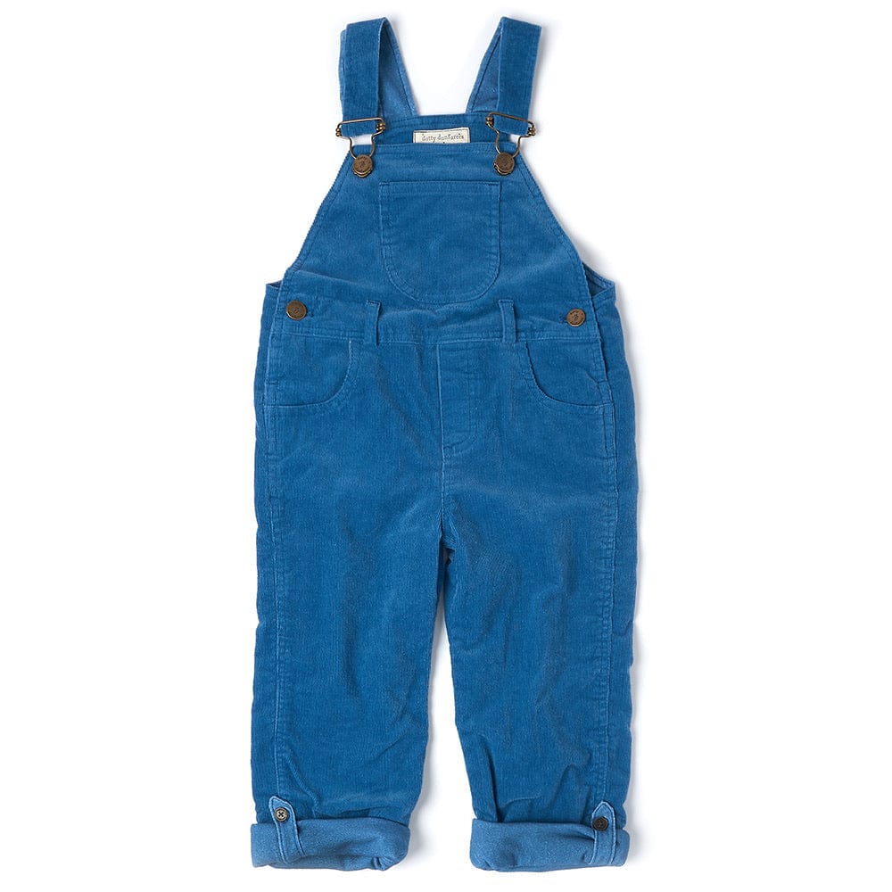 Nordic Blue Cord Dungarees - Dotty Dungarees Ltd