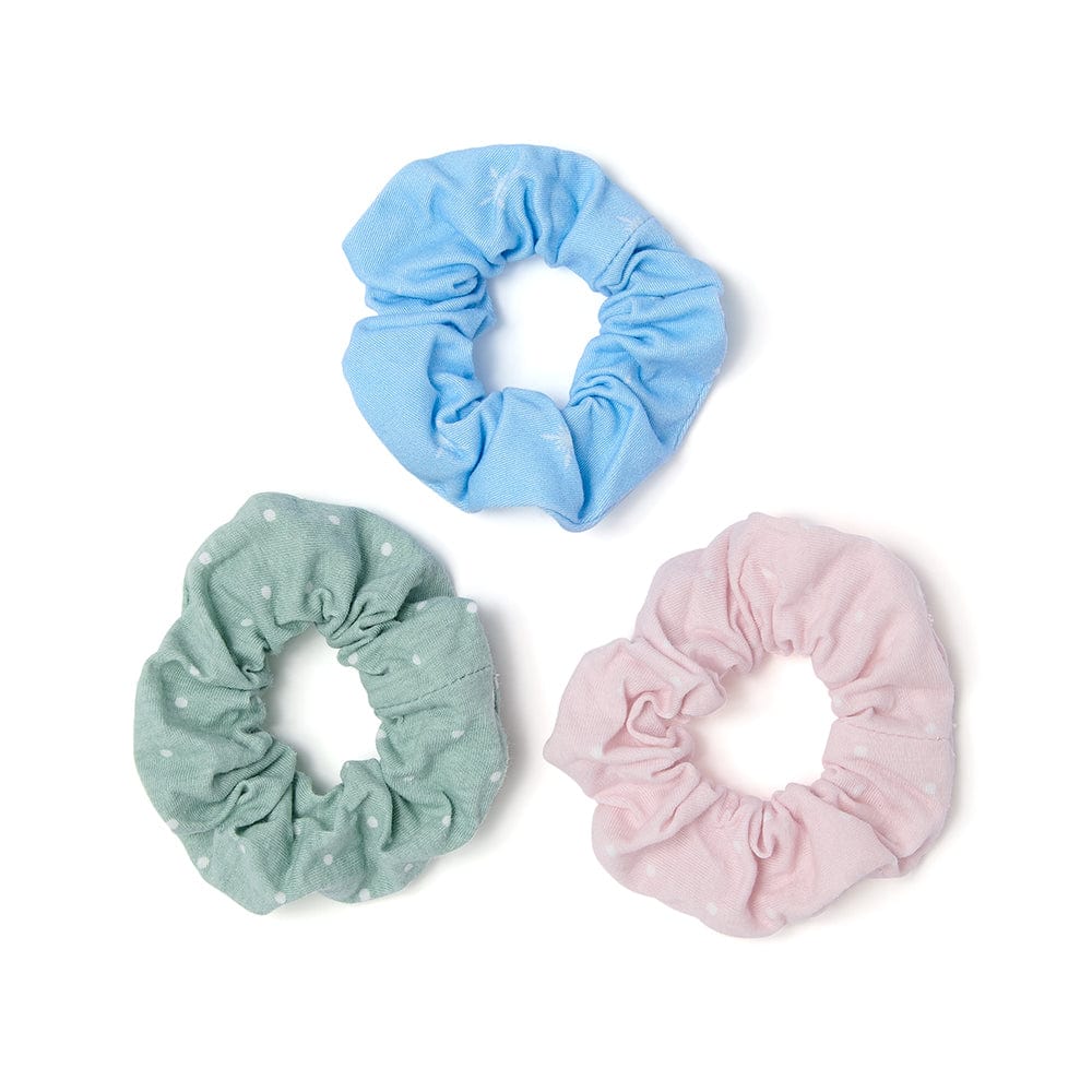 Off-Cut Scrunchies - Snowflake Multipack - Dotty Dungarees Ltd