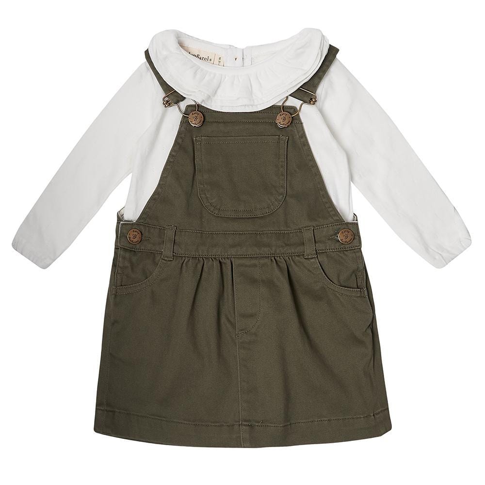 Olive Green Dress - Dotty Dungarees Ltd