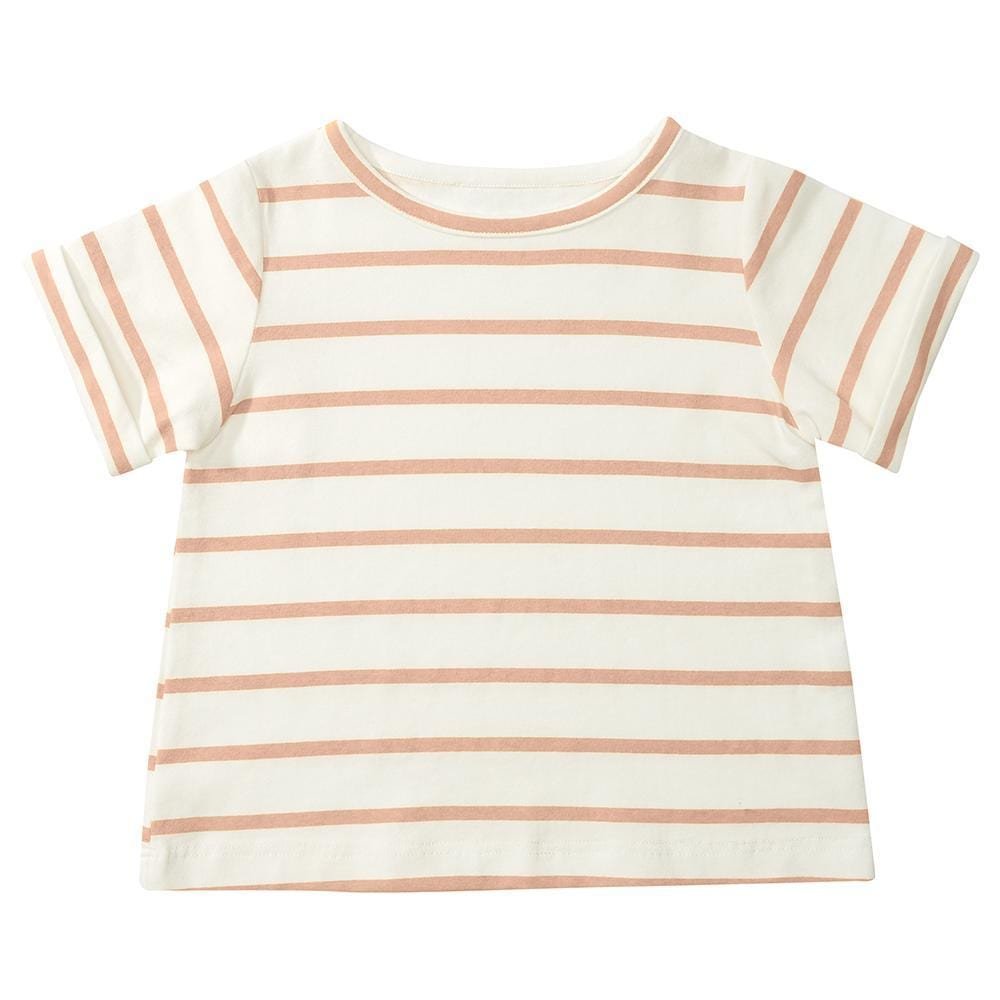 Pink Stripe Summer T-Shirt - Dotty Dungarees Ltd