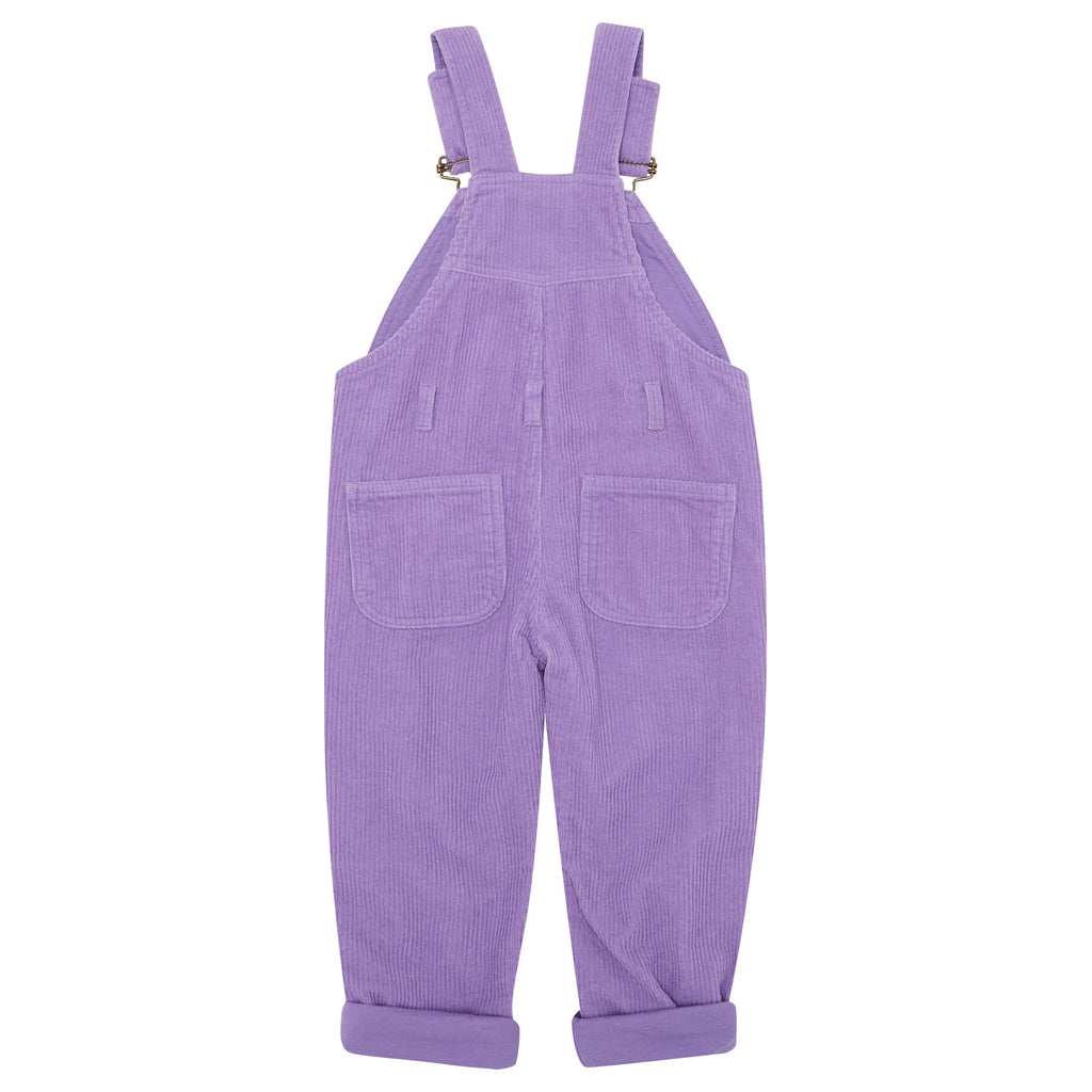 Violet Chunky Cord Dungarees - Dotty Dungarees Ltd